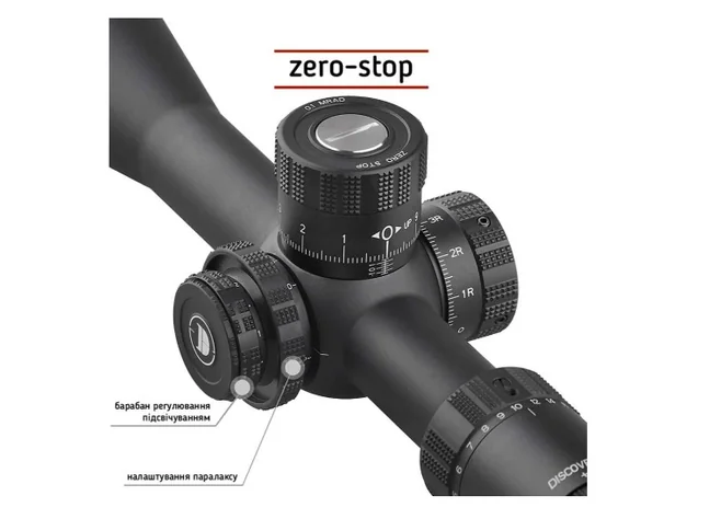Приціл Discovery Optics ED-PRS 4-20x52 SFIR FFP (34 мм, підсвічування) Фото 2